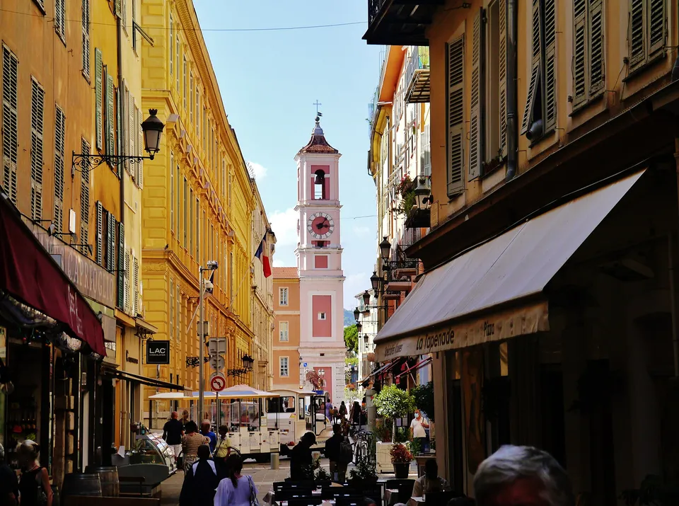 Vieux-Nice, the old town of Nice